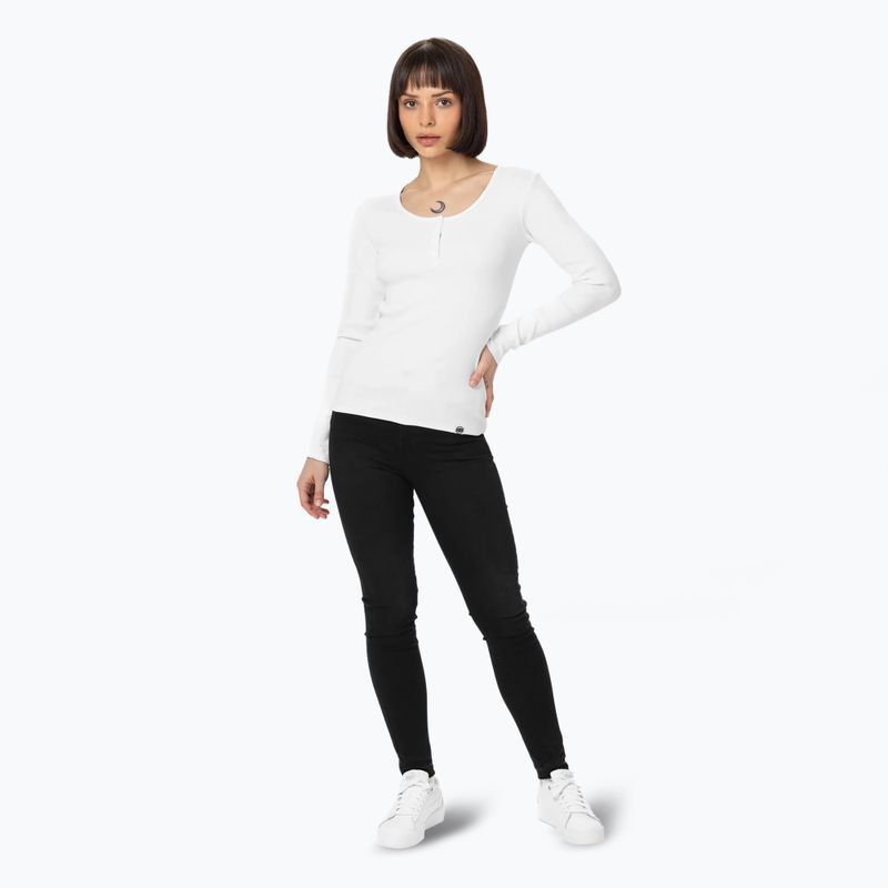 Pitbull Rib a manica lunga da donna, bianco 2