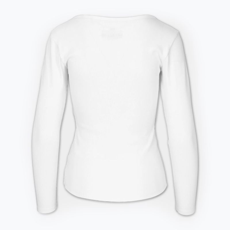 Pitbull Rib a manica lunga da donna, bianco 5