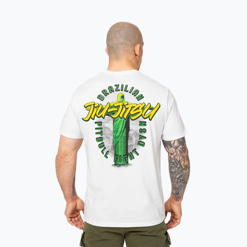 Maglietta Pitbull BJJ FIGHT DVSN uomo bianco 3