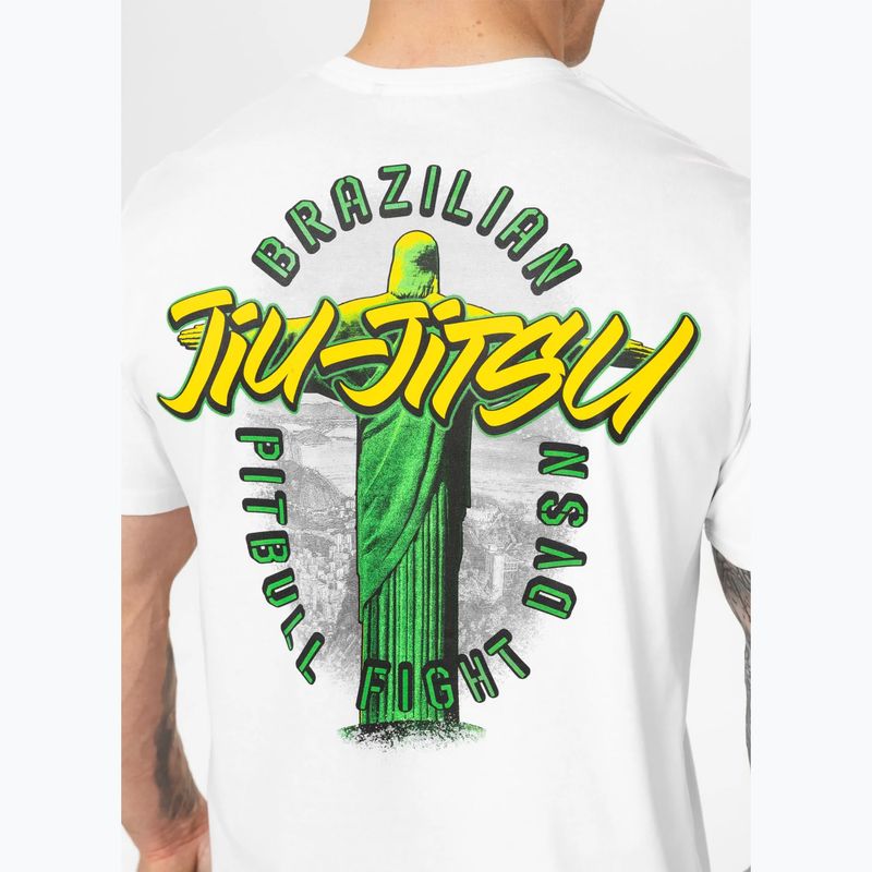 Maglietta Pitbull BJJ FIGHT DVSN uomo bianco 4
