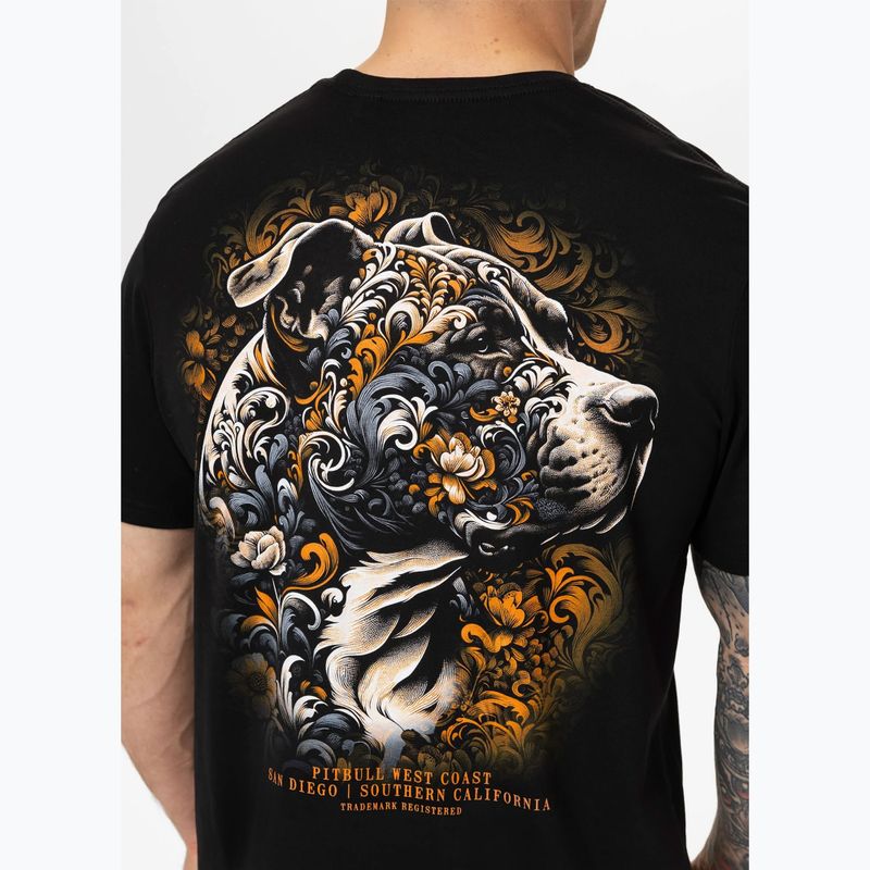 Maglietta Pitbull Tattoo uomo nero 4