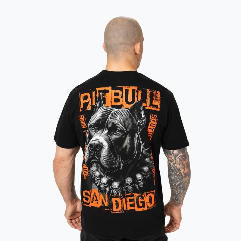 Maglietta Pitbull Blacky nera da uomo 3