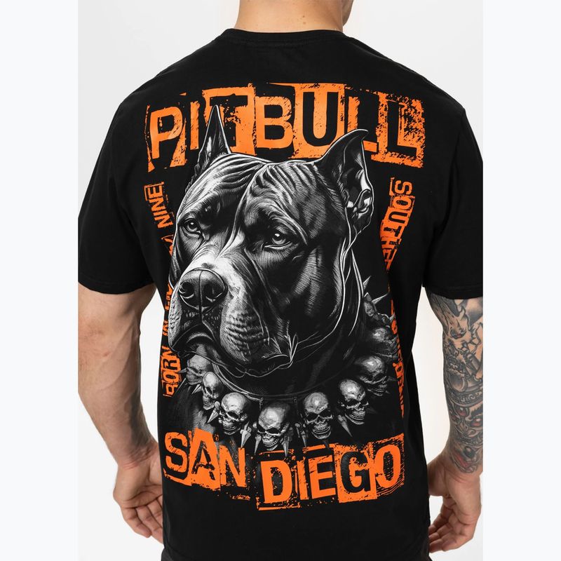 Maglietta Pitbull Blacky nera da uomo 4