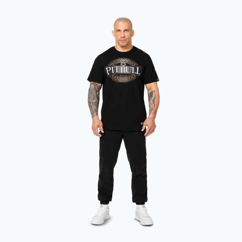 Maglietta Pitbull Tommy Gun da uomo, nero 2