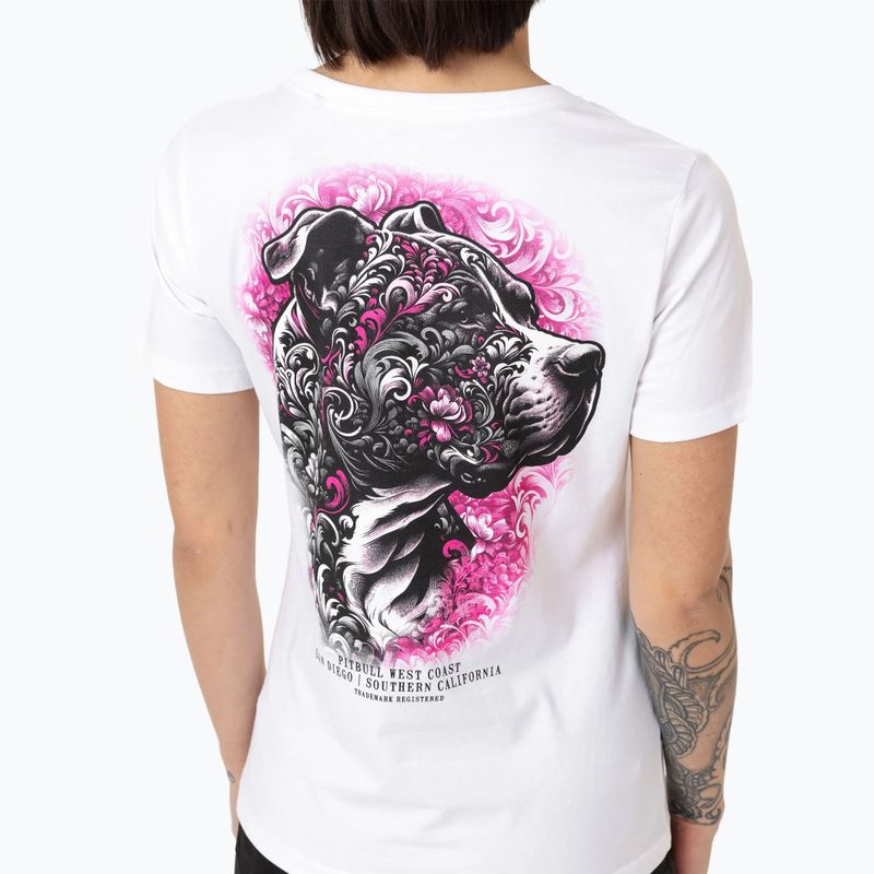 Maglietta Pitbull Tattoo donna bianco 3