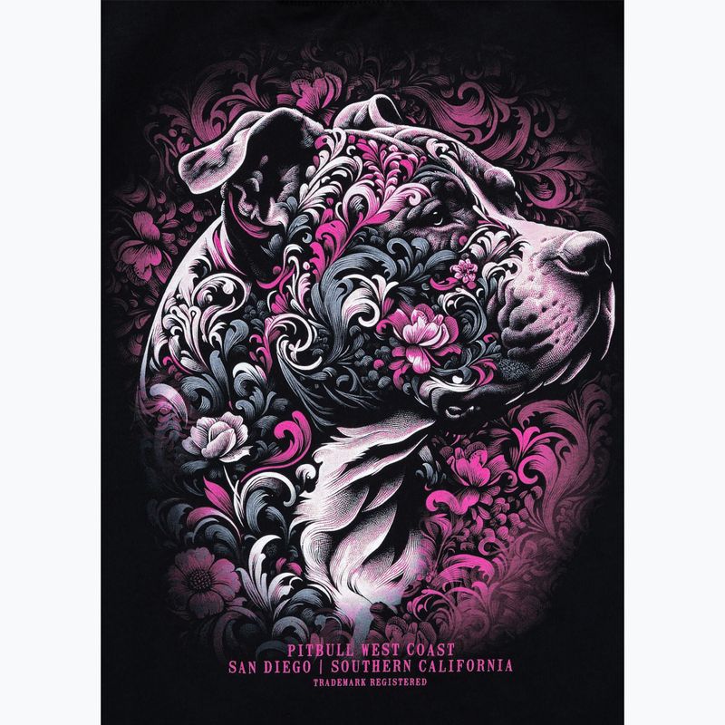 Maglietta Pitbull Tattoo donna nero 9