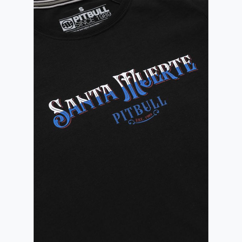 Maglietta Pitbull donna Santa Muerte Blue nero 7