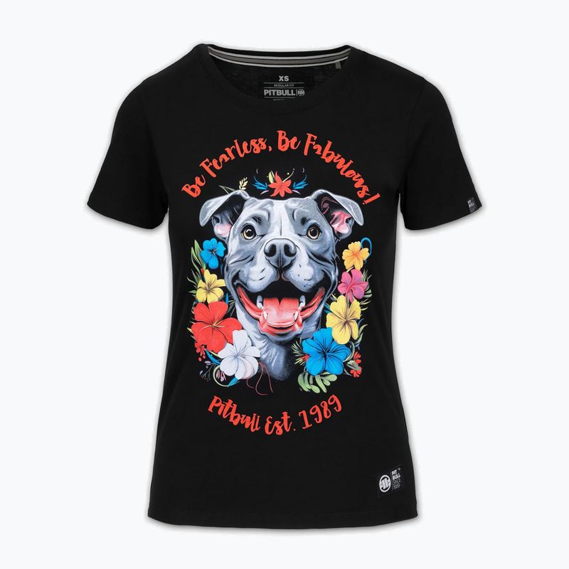 Maglietta Pitbull donna Happy Pit 2 nero