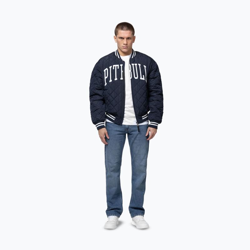 Giacca uomo Pitbull Jupiter Padded Baseball dark navy 2