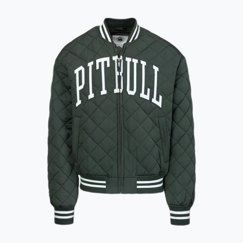 Giacca uomo Pitbull Jupiter Padded Baseball dark green 5
