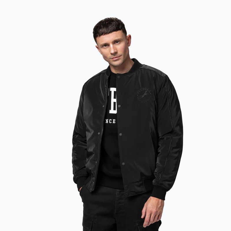 Giacca uomo Pitbull Manolito Baseball black/black 4