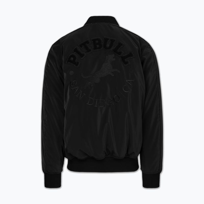 Giacca uomo Pitbull Manolito Baseball black/black 7