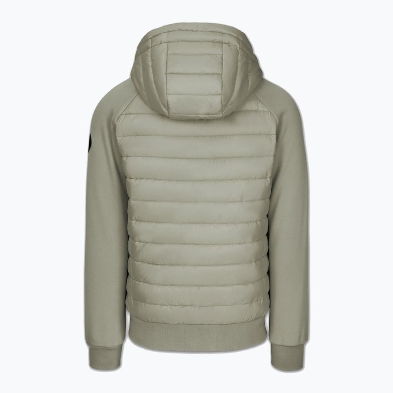 Giacca uomo Pitbull Palomar Padded Hooded Hybrid dusty sage 6