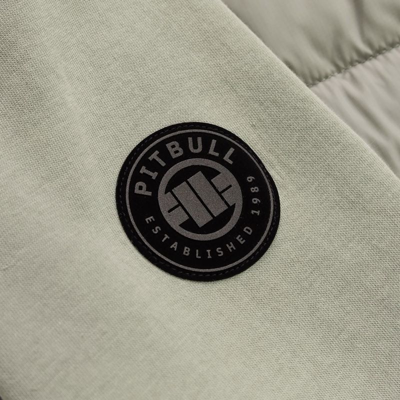 Giacca uomo Pitbull Palomar Padded Hooded Hybrid dusty sage 9