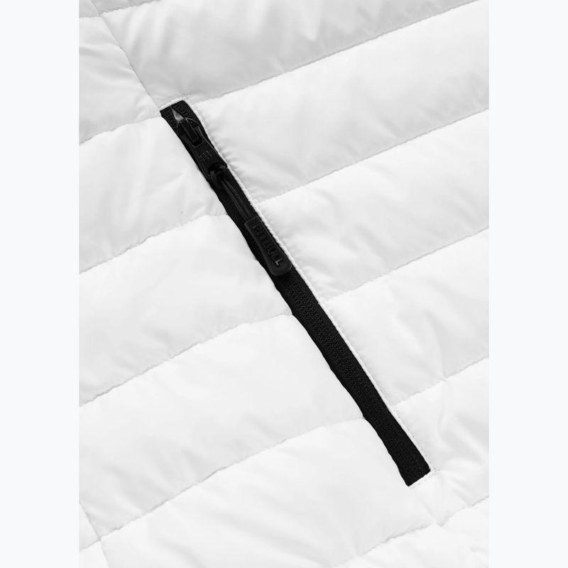 Giacca uomo Pitbull Palomar Padded Hooded Hybrid white 11