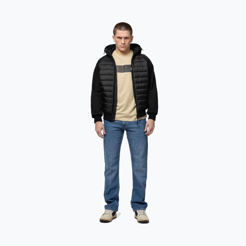 Giacca da uomo Pitbull Palomar Padded Hooded Hybrid black 2