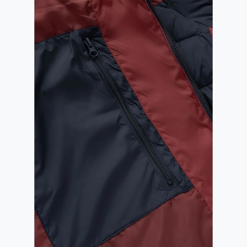 Giacca invernale da uomo Pitbull Rubio Quilted Hooded dark navy/red 12