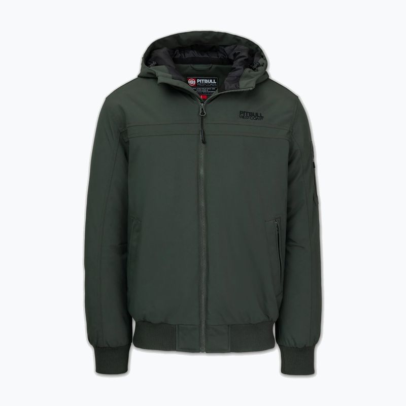 Giacca invernale da uomo Pitbull Balboa 2 Hooded dark green 6