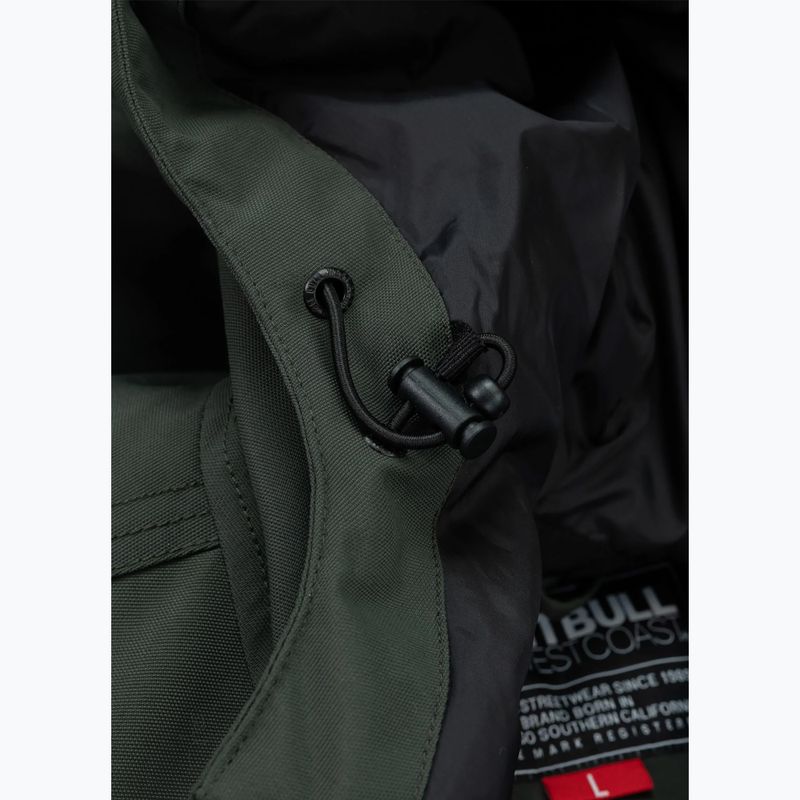 Giacca invernale da uomo Pitbull Balboa 2 Hooded dark green 9