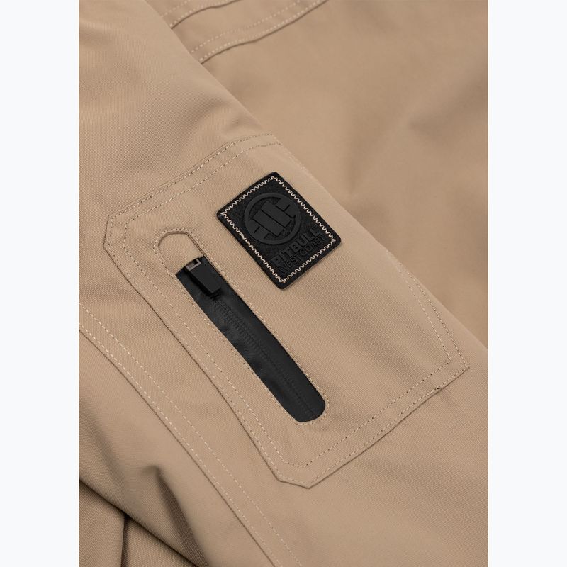 Giacca invernale uomo Pitbull Balboa 2 Hooded dark sand 10