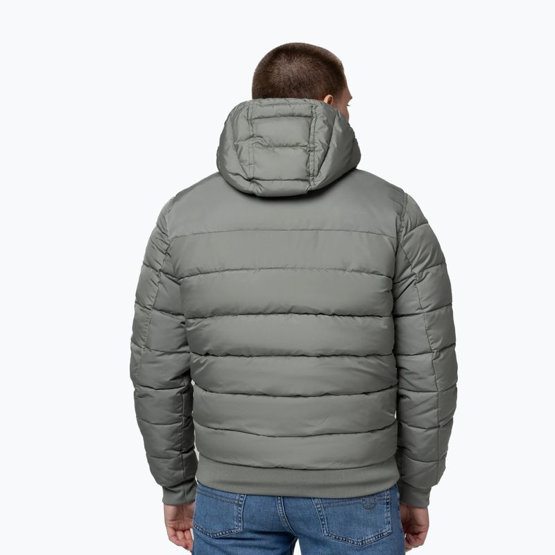 Giacca invernale da uomo Pitbull Dillon Quilted Hooded dusty sage 3