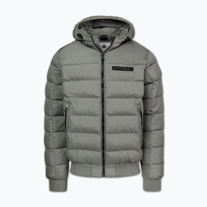 Giacca invernale da uomo Pitbull Dillon Quilted Hooded dusty sage 6