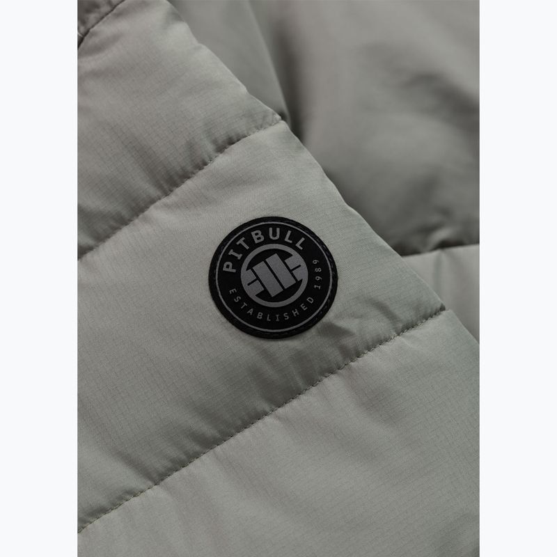 Giacca invernale da uomo Pitbull Dillon Quilted Hooded dusty sage 10