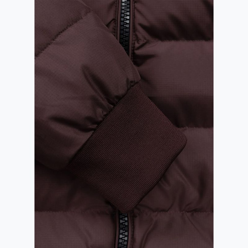 Giacca invernale da uomo Pitbull Dillon Quilted Hooded burgundy 11