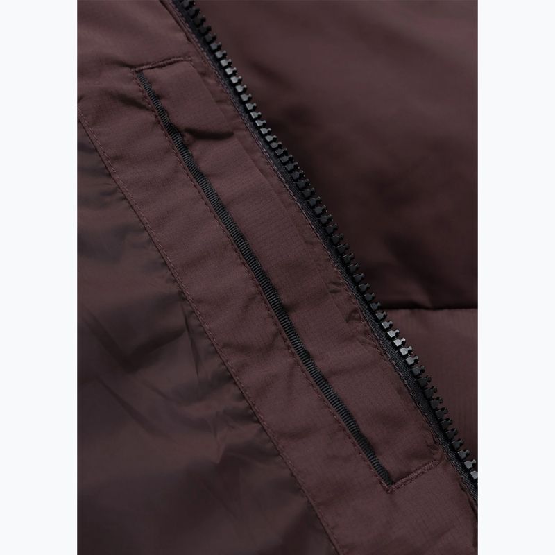 Giacca invernale da uomo Pitbull Dillon Quilted Hooded burgundy 12