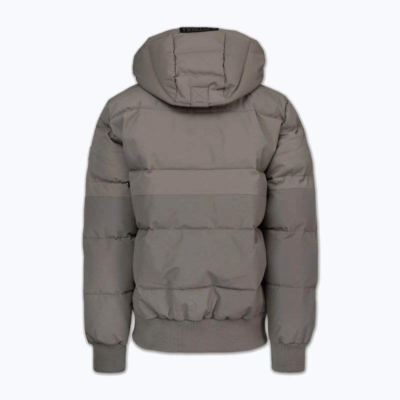 Giacca invernale da uomo Pitbull Patton Quilted Hooded taupe 5