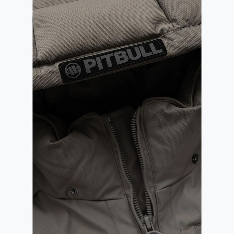Giacca invernale da uomo Pitbull Patton Quilted Hooded taupe 9