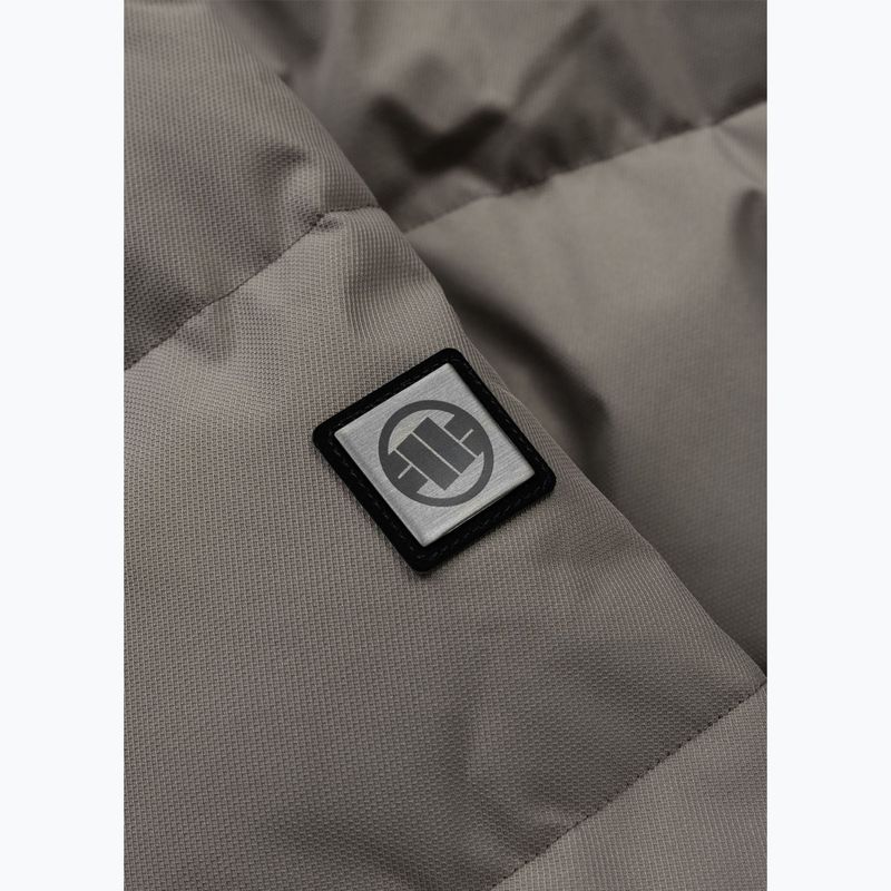 Giacca invernale da uomo Pitbull Patton Quilted Hooded taupe 10