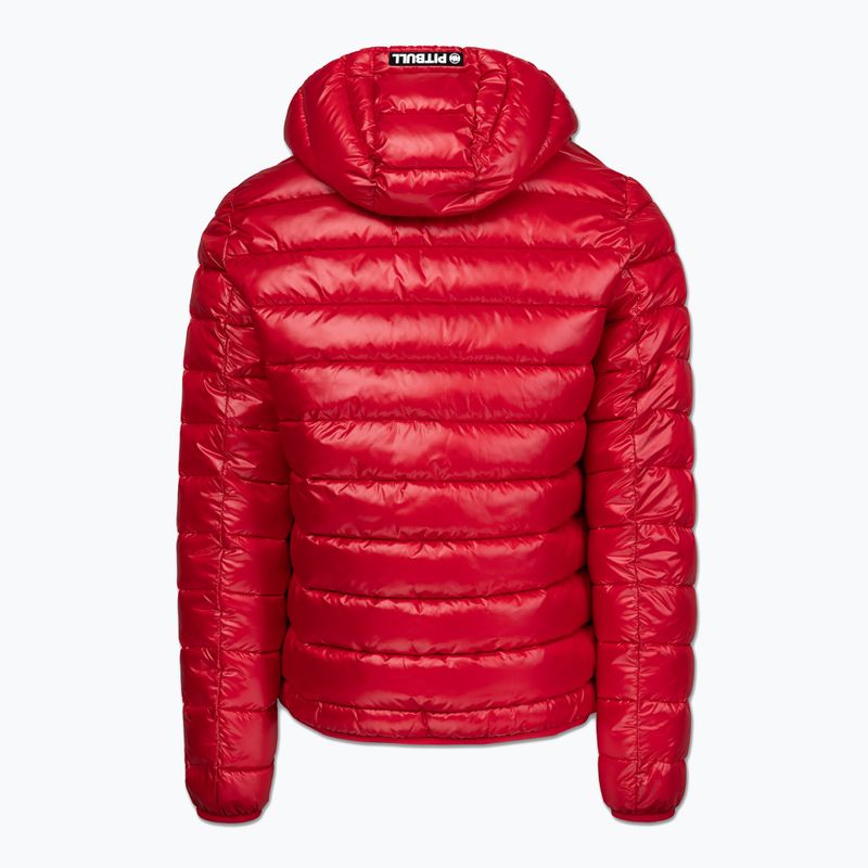 Giacca invernale da uomo Pitbull Shatto Quilted Hooded red/black 2