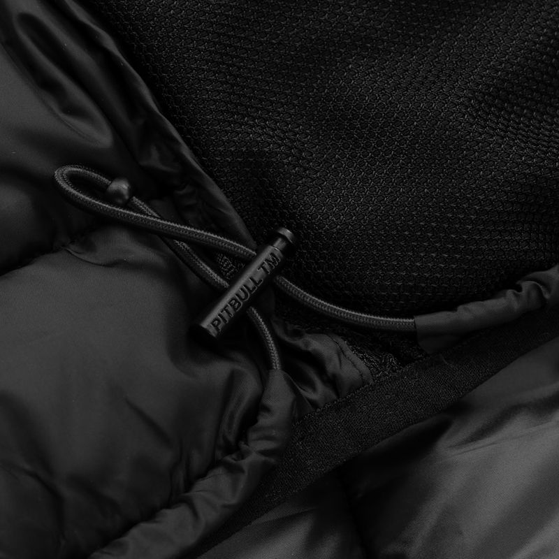 Giacca invernale uomo Pitbull Shatto trapuntata con cappuccio black 10
