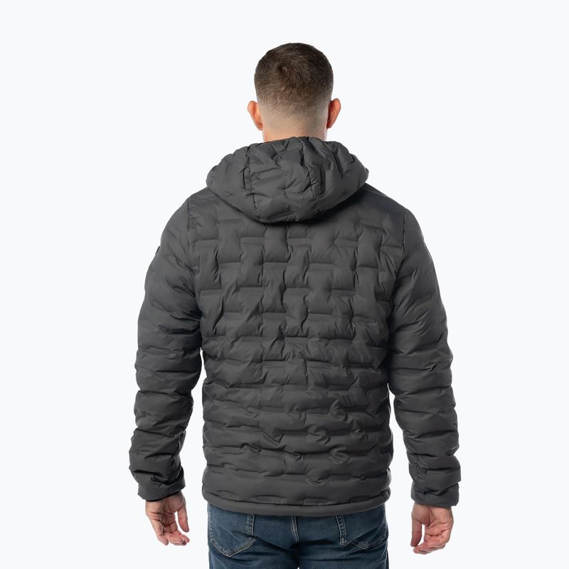 Giacca invernale da uomo Pitbull Camino Quilted Hooded graphite 3