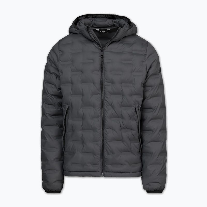 Giacca invernale da uomo Pitbull Camino Quilted Hooded graphite 4
