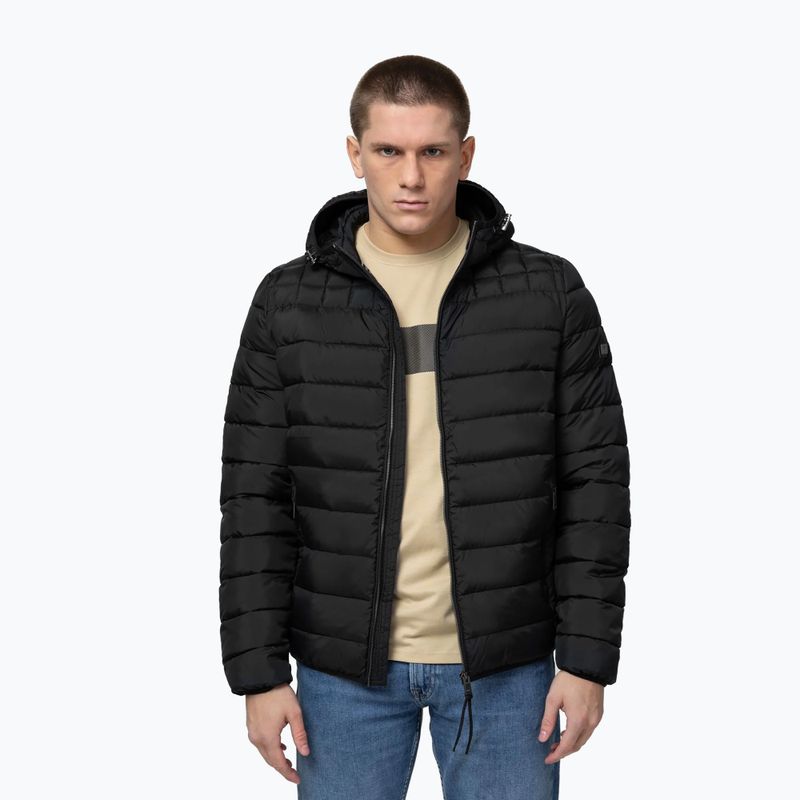 Giacca invernale uomo Pitbull Foothill Hooded Padded black 4