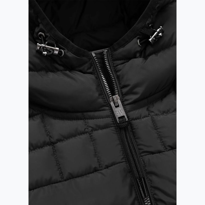 Giacca invernale uomo Pitbull Foothill Hooded Padded black 7