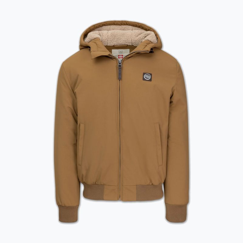 Giacca invernale da uomo Pitbull Elkwood 3 Sherpa Hooded honey yellow 3