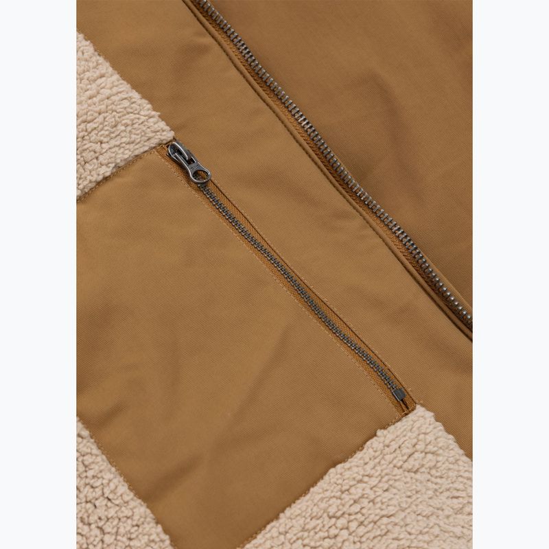 Giacca invernale da uomo Pitbull Elkwood 3 Sherpa Hooded honey yellow 9