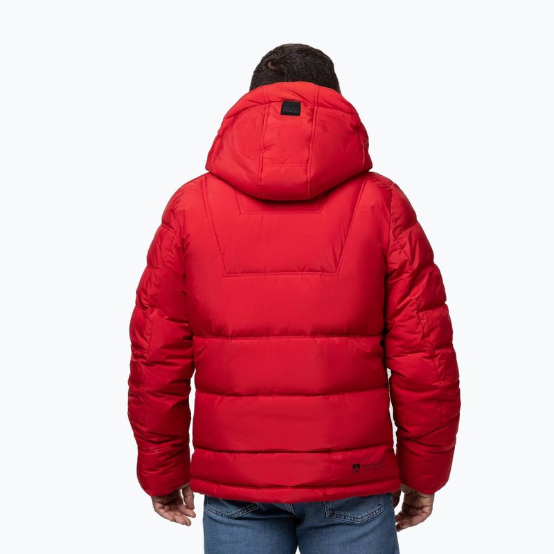 Giacca invernale da uomo Pitbull Piedmont Quilted Hooded fluorescent/red 2