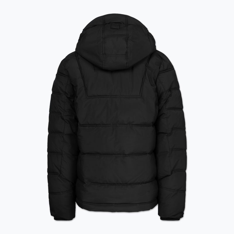 Giacca invernale da uomo Pitbull Piedmont Quilted Hooded black 2
