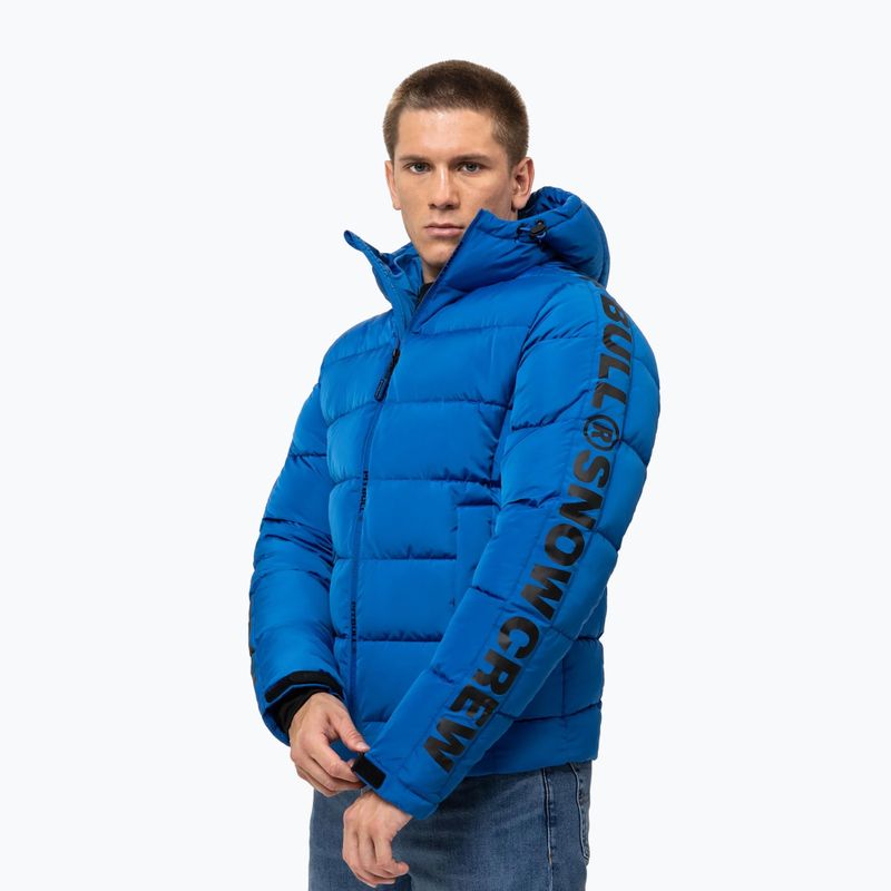 Giacca invernale uomo Pitbull Airway 4 Padded Hooded royal blue 4