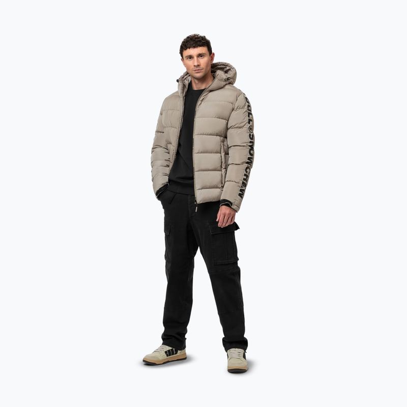 Giacca invernale uomo Pitbull Airway 4 Padded Hooded pale sand 2
