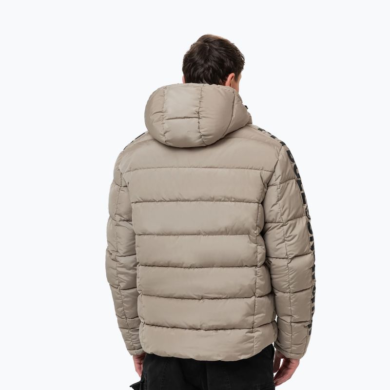 Giacca invernale uomo Pitbull Airway 4 Padded Hooded pale sand 3
