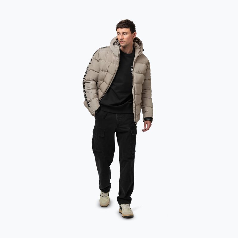 Giacca invernale uomo Pitbull Airway 4 Padded Hooded pale sand 6