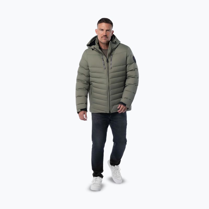 Giacca invernale uomo Pitbull Crestline Padded Hooded dusty sage 2