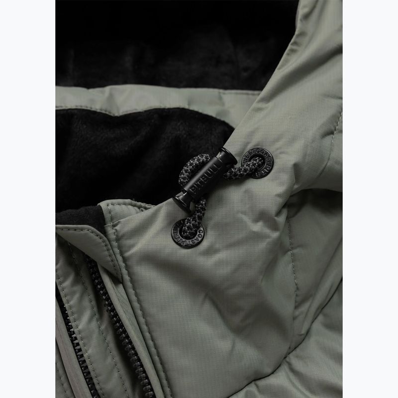 Giacca invernale uomo Pitbull Crestline Padded Hooded dusty sage 7