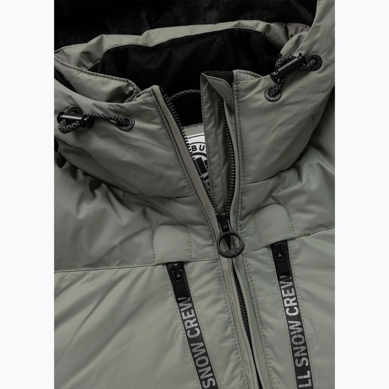 Giacca invernale uomo Pitbull Crestline Padded Hooded dusty sage 8