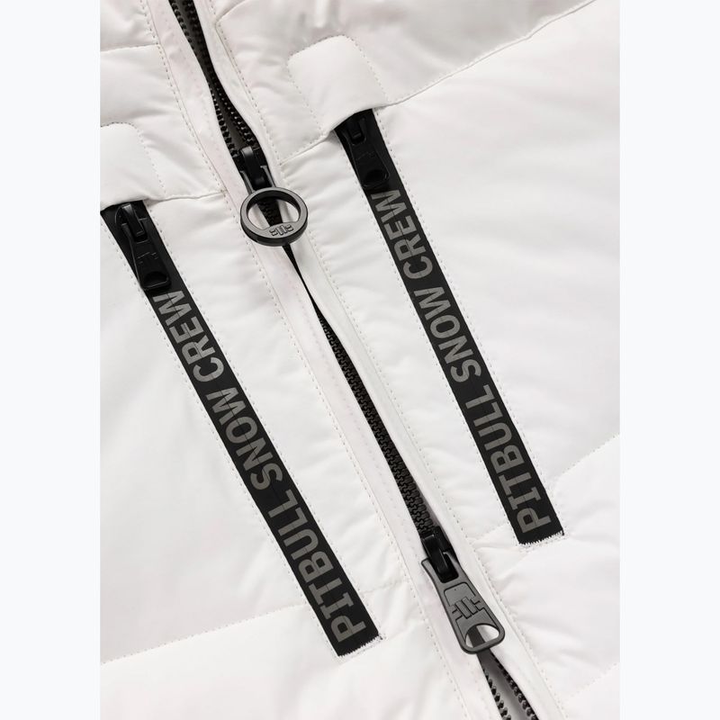 Giacca invernale uomo Pitbull Crestline Padded Hooded off white 11